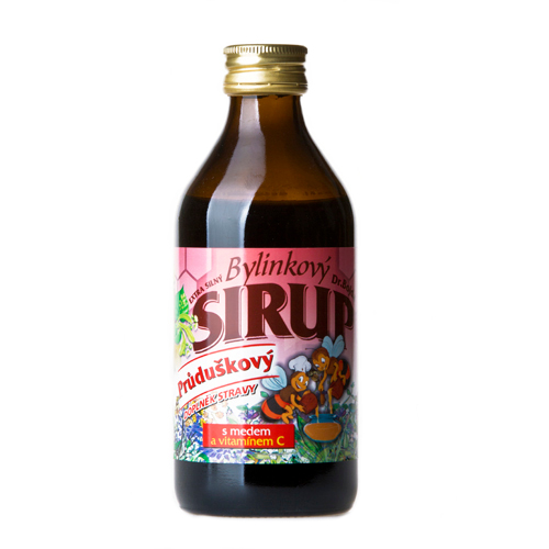 Bylinkový sirup na průdušky s medem a vit. C 325 g